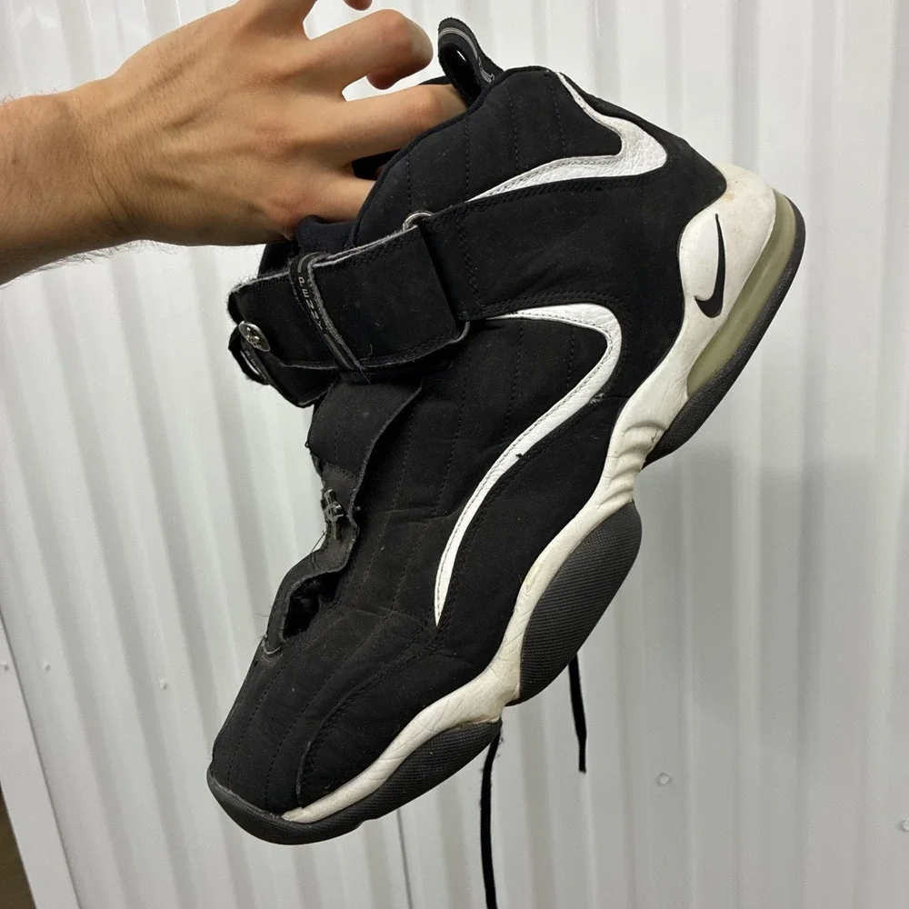 Nike Air Max Penny IV 4 Black White 2005 Men's Size 14 Sneakers Only 312455-001